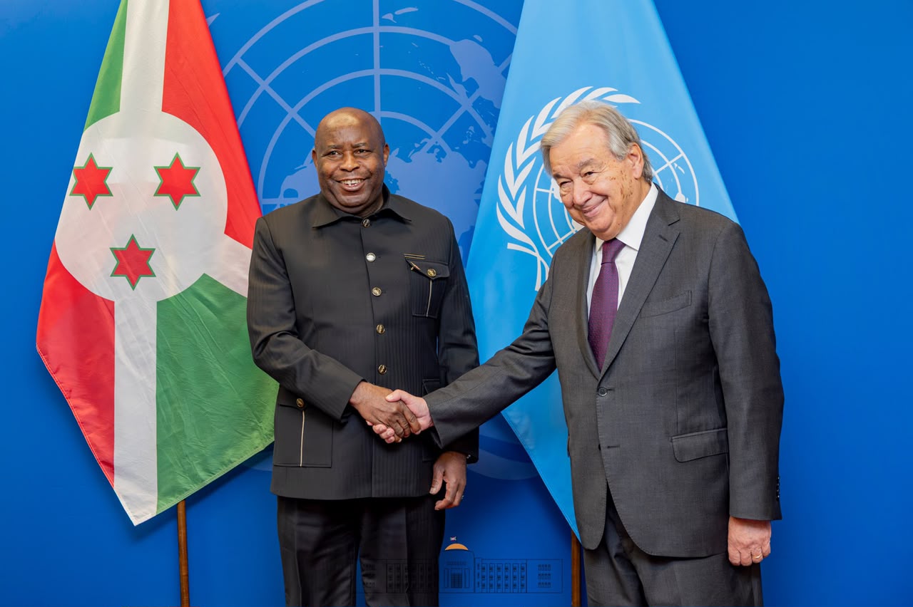 ONU : Ndayishimiye et Guterres évoquent la situation dans l’Est de la RDC